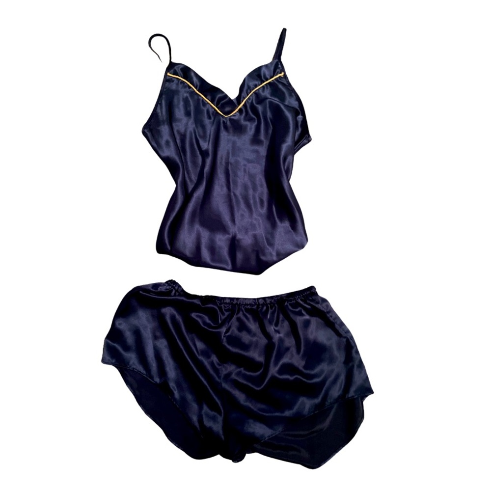 vintage silk pj set